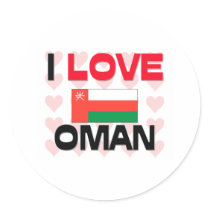 I Love Oman stickers by tshirtshirts I Love Oman stickers