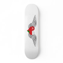 I Love Oman -wings Skateboards