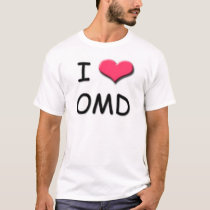 I Love OMD t-shirts by davidkeysor I Love OMD t-shirts