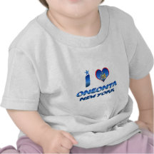 I love Oneonta, New York Tshirts