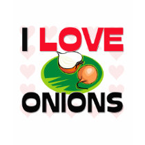 I Love Onions t-shirts