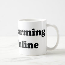 i love online farming coffee mugs