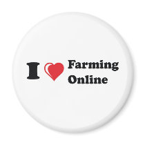 i love online farming magnets by toadhunter i love online farming magnets