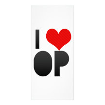 I Love OP Rack Card Template