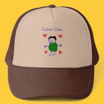 I Love Opa hats by ChocolateJava I Love Opa hats