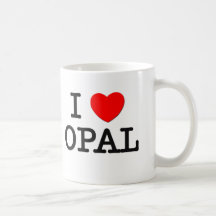 I Love Opal Mugs