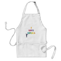 I Love Opera aprons