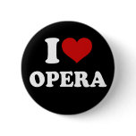 I Love Opera Pinback Button
