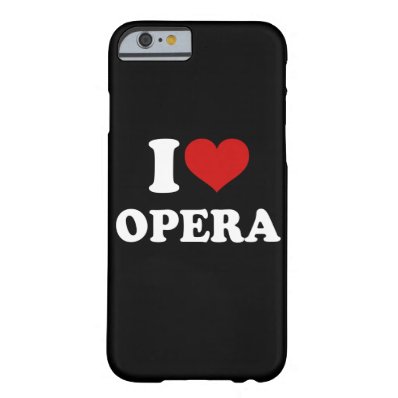 I Love Opera iPhone 6/6s Barely There iPhone 6 Case