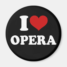I Love Opera Magnets