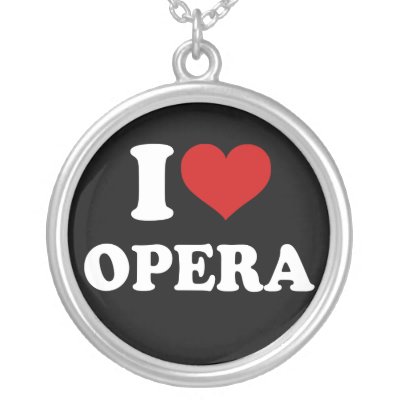 I Love Opera necklaces