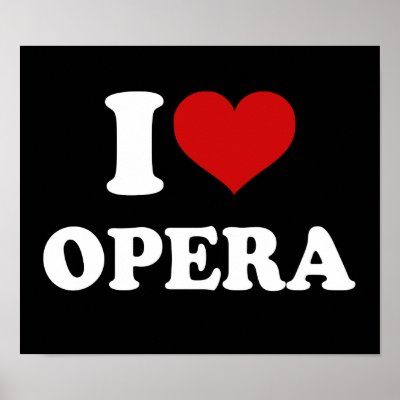I Love Opera Poster
