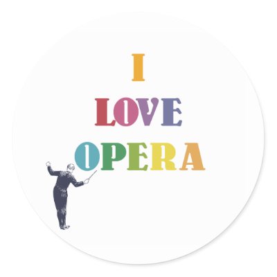 I Love Opera stickers