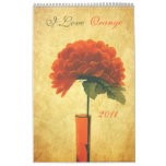 I love Orange 2011 calendar