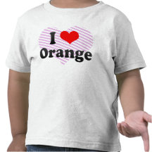 I Love Orange, United States Shirts