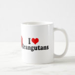 I Love Orangutans Mug