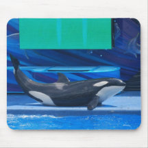 I Love Orcas  Mouse Pad