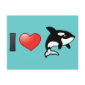 I Love Orcas Postcard