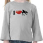 I Love Orcas Toddler Long Sleeve