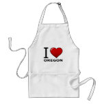 I LOVE OREGON APRONS