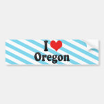 I Love  Oregon Bumper Sticker