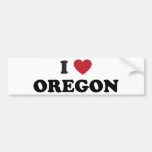 I Love Oregon Bumper Stickers