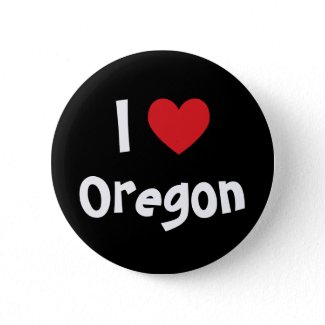 I Love Oregon button