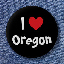 I Love Oregon buttons