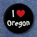 I Love Oregon buttons