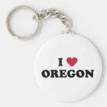 I Love Oregon Key Chains