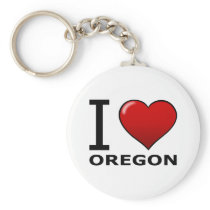 I LOVE OREGON KEY CHAINS