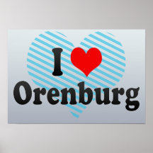 I Love Orenburg, Russia Poster