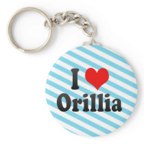I Love Orillia, Canada. I Love Orillia, Canada Key Chain
