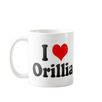 I Love Orillia, Canada. I Love Orillia, Canada Mugs
