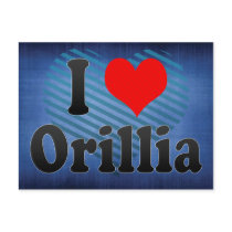 I Love Orillia, Canada. I Love Orillia, Canada Post Cards
