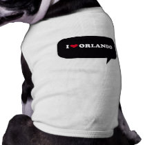 I LOVE ORLANDO PET CLOTHING