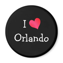 I Love Orlando magnets
