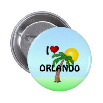 I Love Orlando buttons