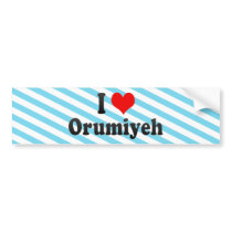 I Love Orumiyeh, Iran Bumper Stickers