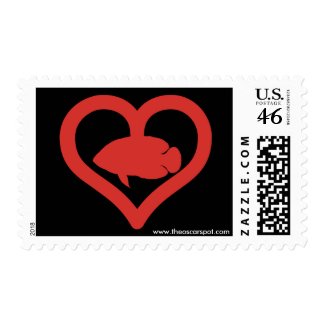 I Love Oscars stamp