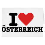 I love Österreich - Austria cards