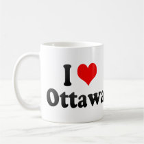 I Love Ottawa, Canada mugs