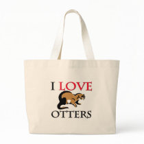 I Love Otters bags by tshirtshirts I Love Otters bags