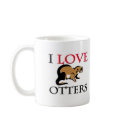 I Love Otters mugs