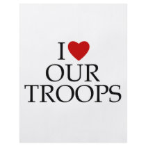 I Love Our Troops Flyer