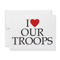 I Love Our Troops invitations by marriedtothearmy I Love Our Troops invitations