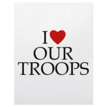 I Love Our Troops letterhead