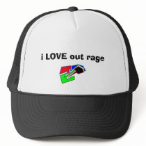 i LOVE out rage hat