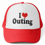 I Love Outing Mesh Hats