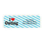 I Love Outing labels